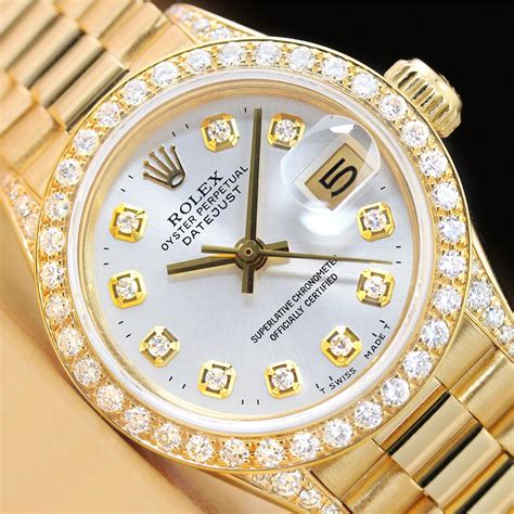 diamond womens rolex|rolex ladies diamond bezel watch.